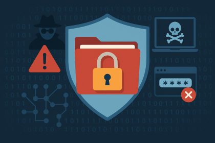 Lock and shield over computer keyboard symbolizing law firm cybersecurity risk prevention