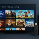 Firestick streaming device displaying TheTVApp interface for direct access without installation