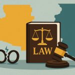 Top-rated divorce lawyers in DuPage County Illinois, legal scales and courthouse background