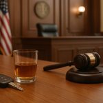 Gavel and legal documents representing underage drinking cases handled by Beaufort attorneys