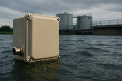 NEMA 6P IP68 flood protection enclosure safeguarding water treatment facility equipment
