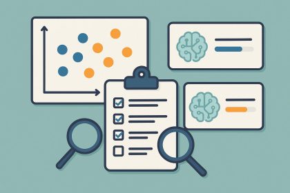 AI model comparison using efficient test datasets for performance evaluation
