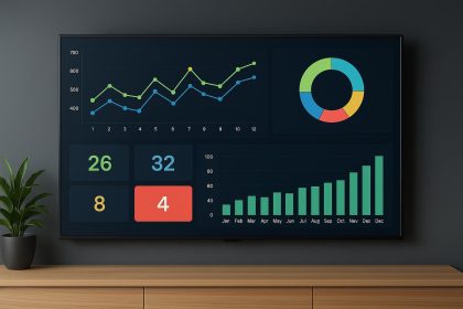 Why businesses put live dashboards on the wall