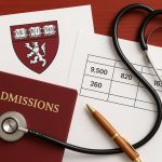 Harvard Medical School admissions data chart highlighting acceptance trends and application rates
