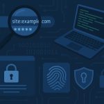 Google Dorks search queries on screen with digital forensics tools for cyber investigations