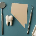 Dental crowns on teeth at a Henderson, Nevada dental clinic showcasing restoration services