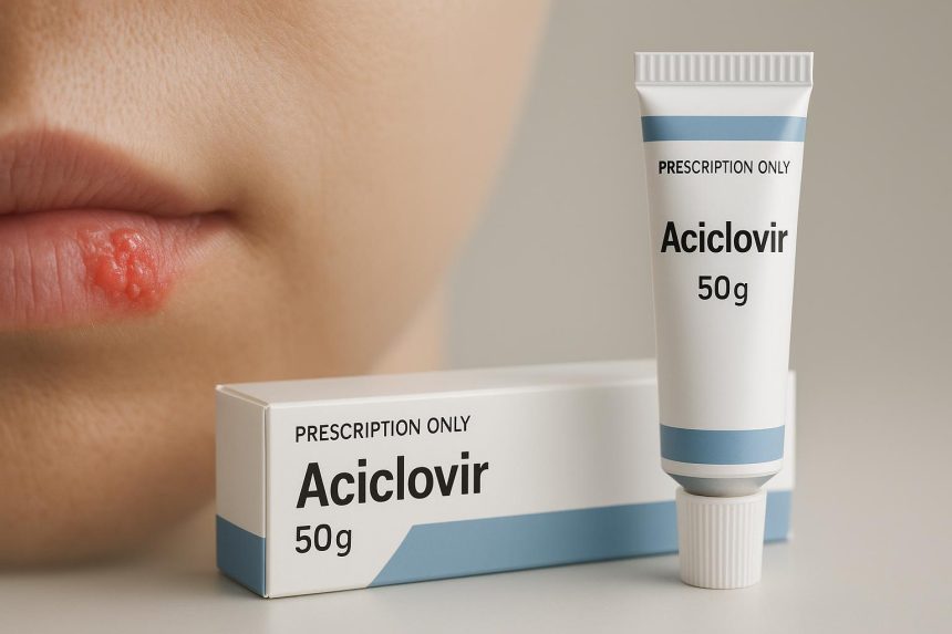 Aciclovir tablets and cold sore cream for effective frequent cold sore outbreak treatment
