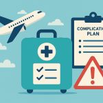 Surgical travel preparation with post-operation complication planning before overseas procedures