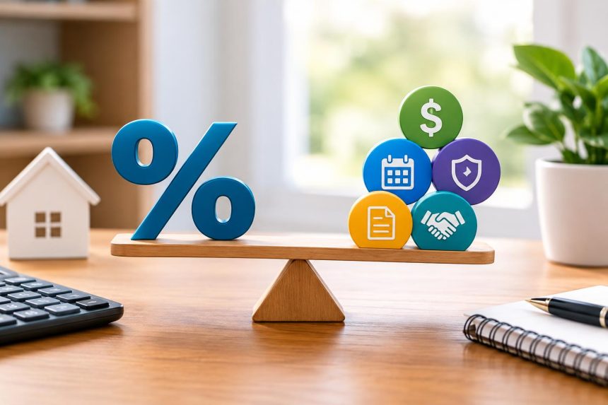 Loan comparison charts highlighting fees and terms alongside interest rates for better savings
